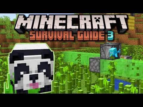 Pandas, Scaffolding, & Automatic Bamboo! ▫ Minecraft Survival Guide S3 ▫ Tutorial Let's Play [Ep.90]