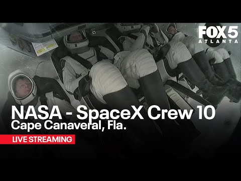 LIVE: NASA streams SpaceX Crew 10 astronaut rescue launch