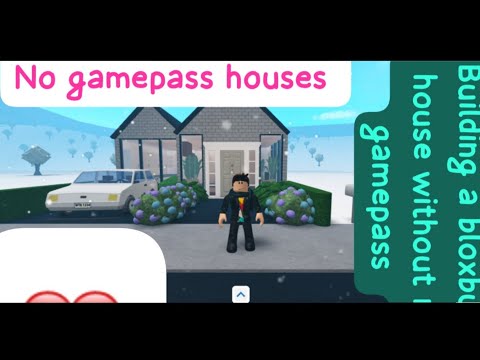 !Building a No GAMEPASS 🏠House in bloxburg!🍪