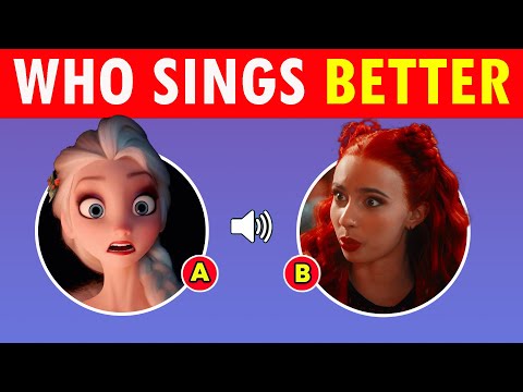 Who Sings Better?🎤 Descendants vs Disney Princess: The Rise of Red | Red, Mal, Chloe, Elsa, Rapuzel