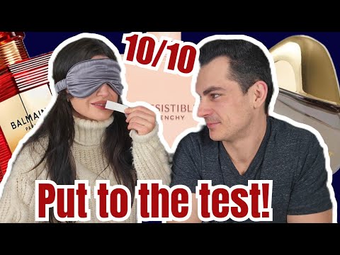 I tried 15 new perfumes BLINDFOLDED!