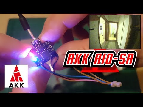 AKK AIO-SA 5.8GHz 25mW/50mW/100mW/200mW Switchable 40CH Micro AIO Camera