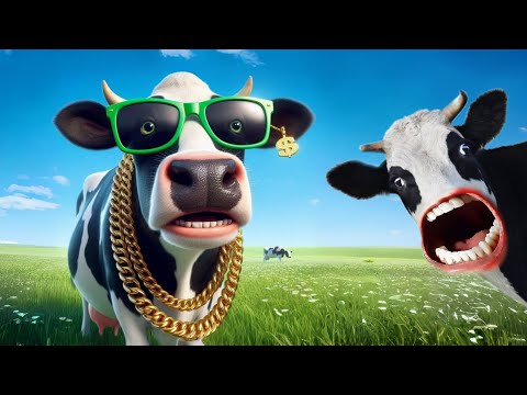 FUNNY COW DANCE 40│Cow Song & Cow Videos 2024 | Cow music | funny dancing cow | gay | #cow | gaiya