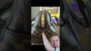 How To Tell If A Louis Vuitton Damier Ebene Is Fake! #interesting #counterfeit #luxury #fashion