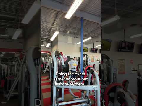 I just wanted to be her friend…. #trending #gym#viral