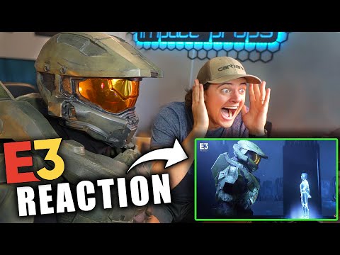 Master Chief REACTS to Halo Infinite E3 Trailer - 2021