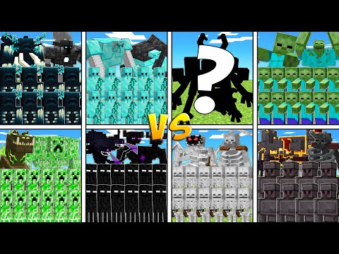 THE ULTIMATE MINECRAFT MOB BATTLE!