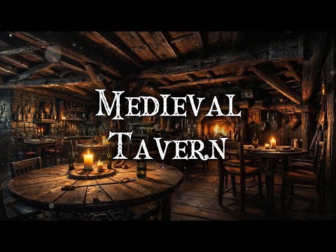 Rest a While at the Warm Fireplace of the Medieval Tavern