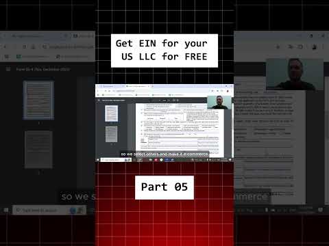 How to get EIN for your US LLC in 2025 for FREE | Step by Step | Part 05