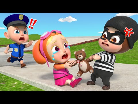 Policeman is Here to Help | Police Officer Song | Job and Career | Rosoo Nursery Rhymes & Kids Songs