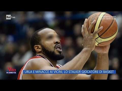 Milano, ex giocatore NBA terrorizza i condomini del palazzo - La Vita in Diretta 12/03/2025