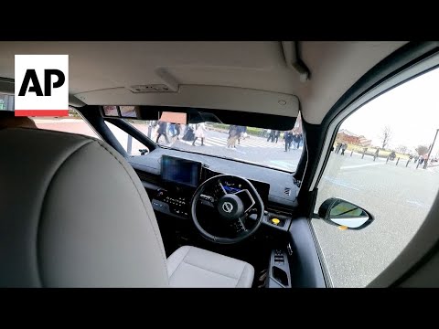 Hitching a ride with a driverless taxi in Tokyo