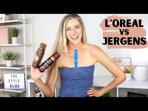 Drugstore Self Tanner Showdown: LOREAL Sublime Bronze vs JERGENS Natural Glow