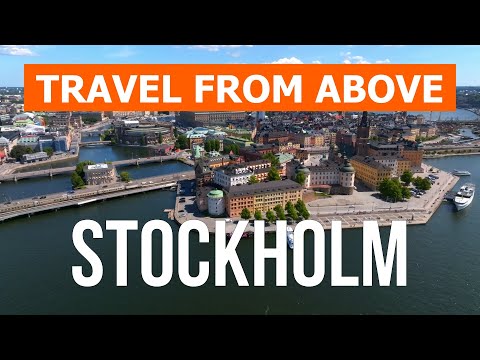 Stockholm from drone | 4k video | Sweden, Stockholm from above