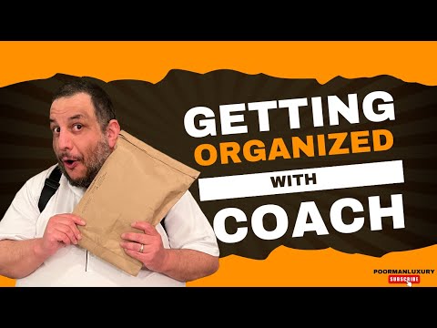 Getting Organized With Coach #coach