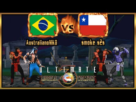 Ultimate Mortal Kombat 3 - AustralianoMKO (BRA) VS (CHL) smoke s2s [umk3] [Fightcade] [FT10]