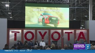 Gov. Abbott visits SA for the 2022 Toyota Tundra pickup truck launch celebration