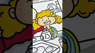 Cozy Baking | Cozy Xmas Coloring Book by Rody Tinge #coloring #christmas #viralvideo #rodytinge