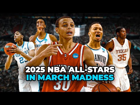 2025 NBA All-Stars and their March Madness highlights