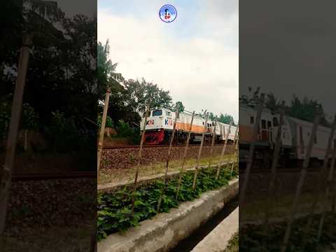 Melihat Kereta Api Melaju dari dekat #keretaapi #kai #relkeretaapi