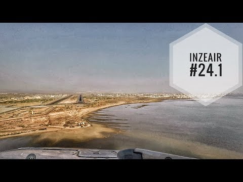 LANDING & TAKE-OFF AT DJIBOUTI IN AN A340 COCKPIT