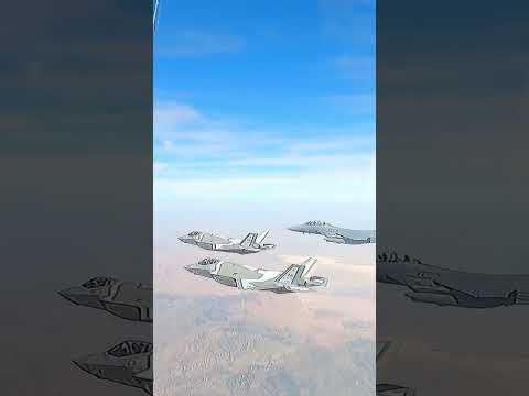 Aviones de EEUU pintados de forma extraña