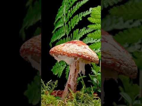 How do mushrooms die... FLY AGARIC Time Lapse #shorts