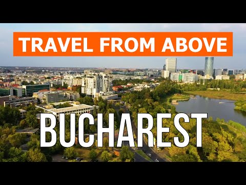 Bucharest from above | Drone video in 4k | Romania, Bucharest city from the air