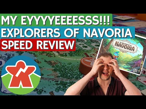 Explorers of Navoria - Board Game Review - MY EYYYYEEEES!!!!