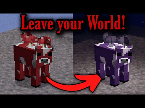 If you take Mooshrooms away from their spawn, They will turn Evil! (Minecraft Creepypasta)