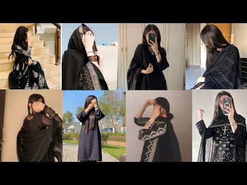 🖤Black Dress Dpz🔥Black dress profile pic||snapchat pic❤face book profile pics #whatsappdpz