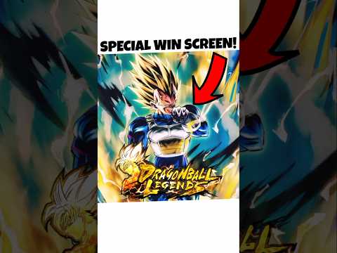 LF SUPER VEGETA SPECIAL WIN SCREEN VOICELINES 🔥!? #dragonballlegends #dblegends