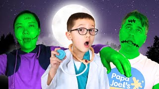 Tired ZOMBIE Epidemic in My House! | Spooky Halloween Stories by Papa Joel's English