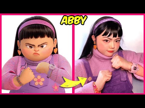 🐻Turning Red Characters In Real Life + Guess The Voice + Their Favorites! | Mei Lee, Abby