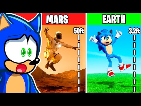 How High Can Sonic Jump in Space?!