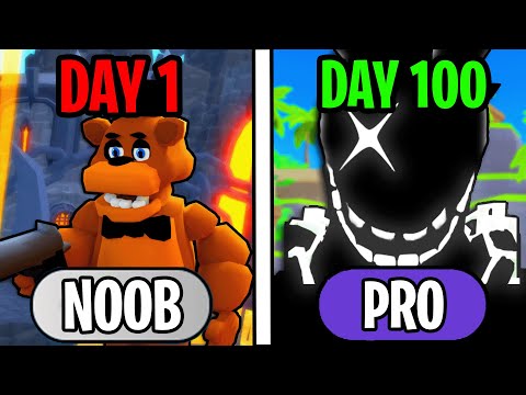 I went from Noob to Pro in FIVE NIGHTS TOWER DEFENSE Part 2!!...Roblox