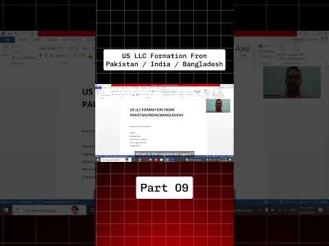 How to Form US LLC from Pakistan in 2025 | FREE Complete Guide Step by Step | Part 09