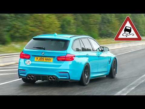 Cars Leaving Nürburgring Tankstelle in Rain! BMW M DRIFTS, 900HP Supra, 600LT, AMG GTR, G500 4x4..