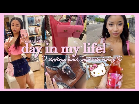 a day in my life ♡ sister date, thrifting & more!