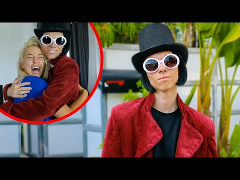 SURPRISING HYPE HOUSE WITH WILLY WONKA!!