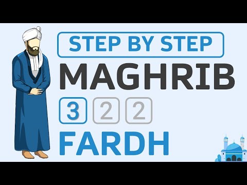 Learn How to Pray 3 Rakat Fardh of Maghrib Salah - Step-by-Step Prayer Tutorial - Man Hanafi Method