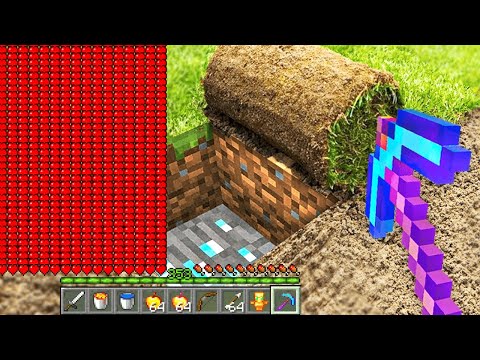 【マイクラ】ハートが増えるたびにリアルになっていくマインクラフト