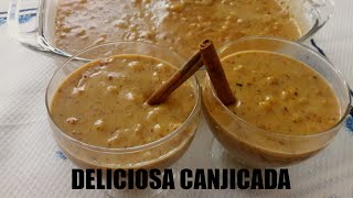 RECEITA DE CANJICA COM AMENDOIM (CANJICADA)! FÁCIL DE SE FAZER EM CASA!