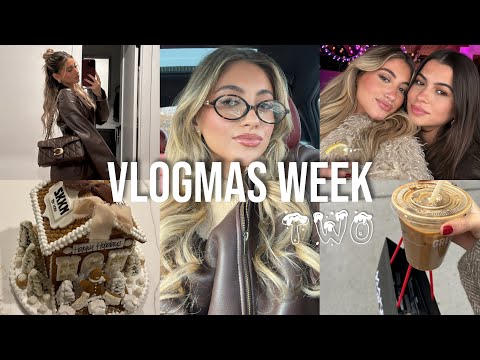 VLOGMAS WEEK TWO ❥ friendsgiving, meetings, wrapping gifts & more!