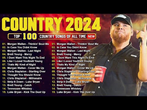 Country Music 2024 - Luke Combs, Morgan Wallen, Brett Young, Kane Brown, Luke Bryan, Chris Stap...