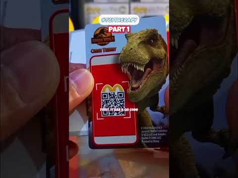 P1. Terror from the skies! Unboxing Pteranodon. McDonald's Happy Meal. Jurassic World Chaos Theory.