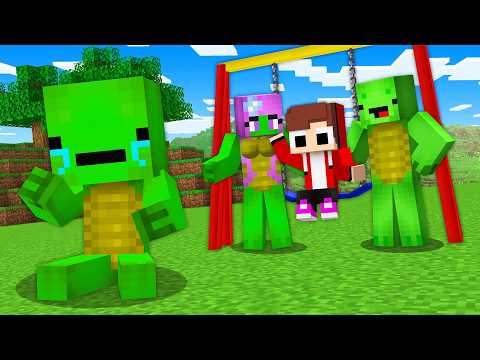 JJ is favorite BABY! SAD Mikey LOSER is PLAYING ALONE! Maizen Family Sad Story in Minecraft - Maizen