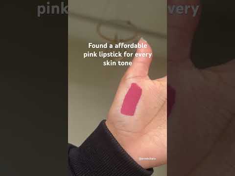 Affordable Pink shade #affordablelipstick #lipsticreview #pinklipsticks #explore #trendingshorts