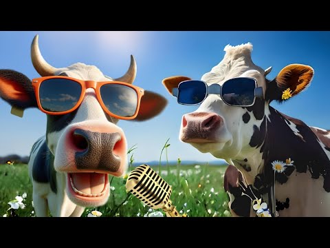 FUNNY COW DANCE 11 │ Cow Song & Cow Videos 2024 | Cow dance mix | funny dancing cow | gai