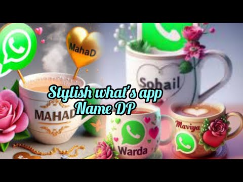 stylish what's app Name DP❤️what's app DP ❤️ New what's app DP#love#dp#newvideo #newsdp #whatsappdp